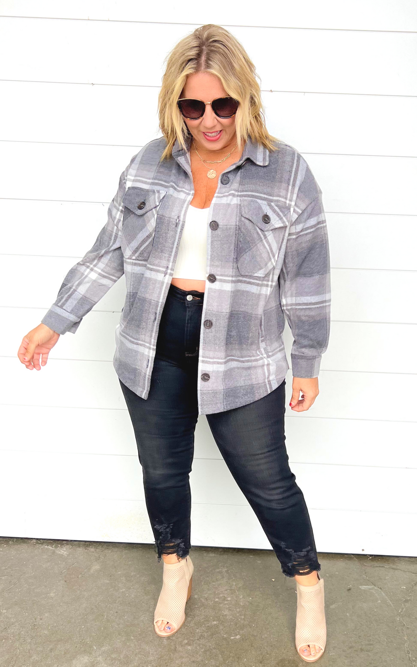Black High Rise Cropped Straight Jeans- Judy Blue - Final Sale