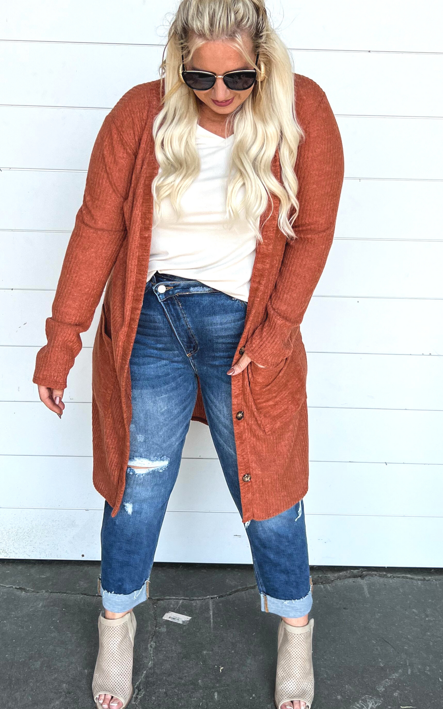 Risen Boyfriend Crossover Jeans - Final Sale