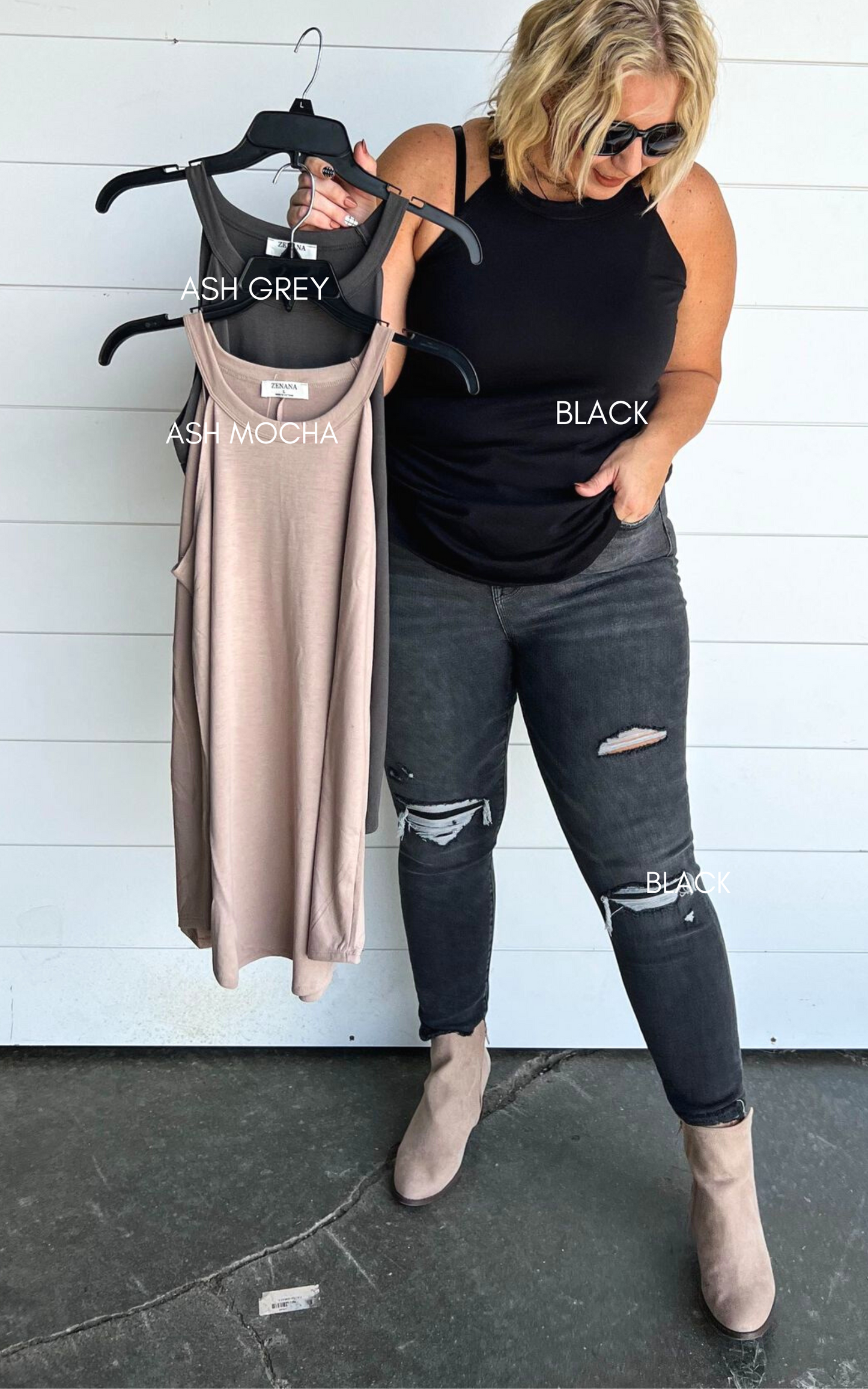 Sara's Steals and Deals Halter Top Tank Top - Final Sale