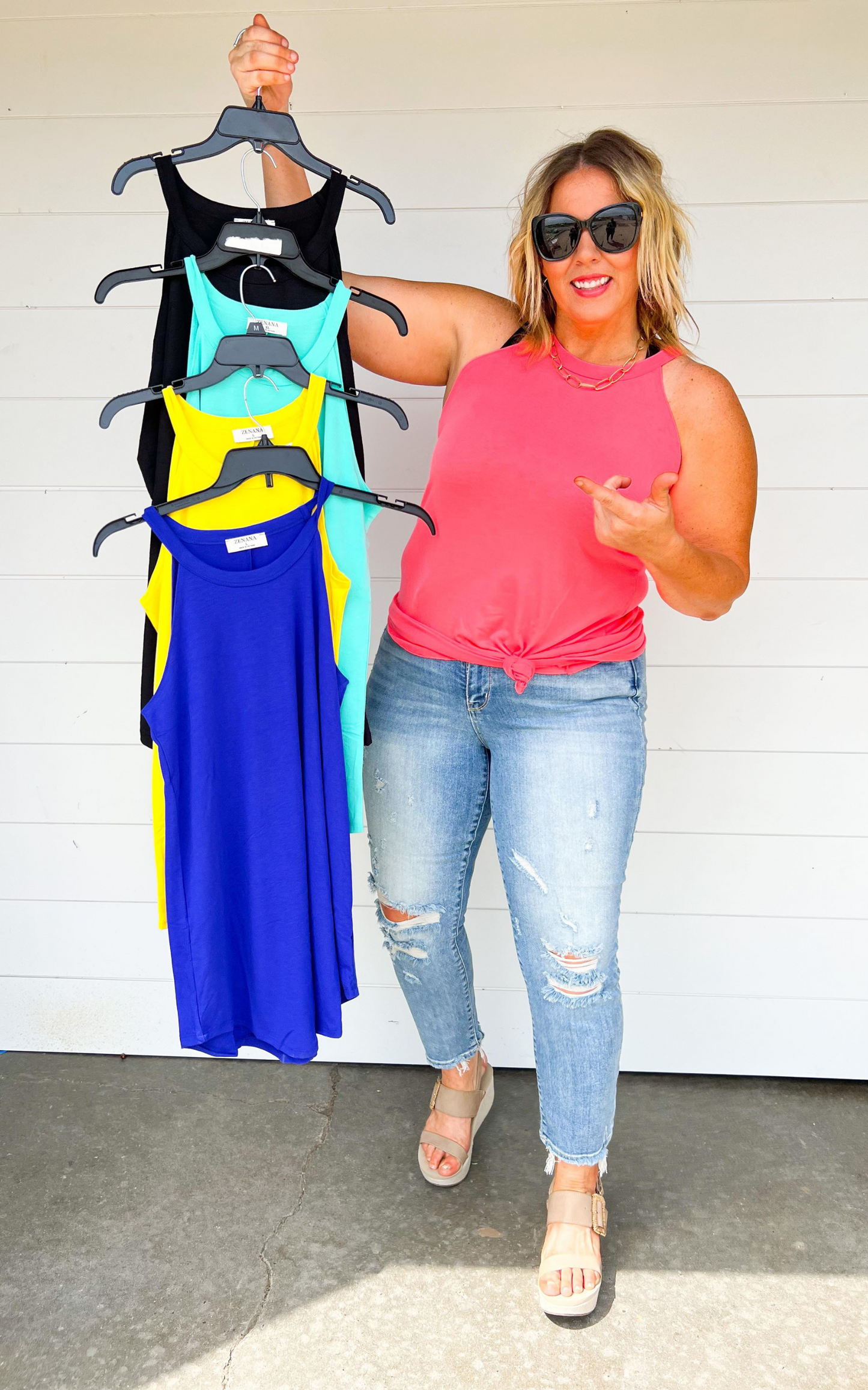 Sara's Steals and Deals Halter Top Tank Top - Final Sale