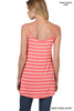 Front & Back stripe tank top