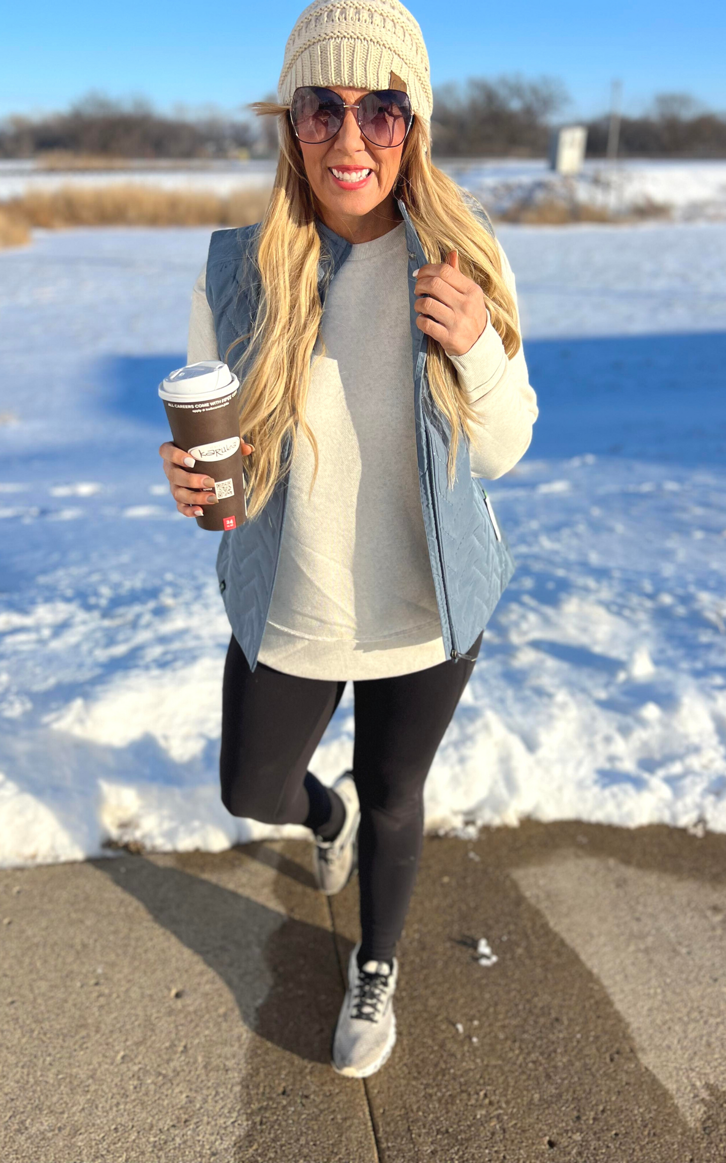 weekend fleece tunic