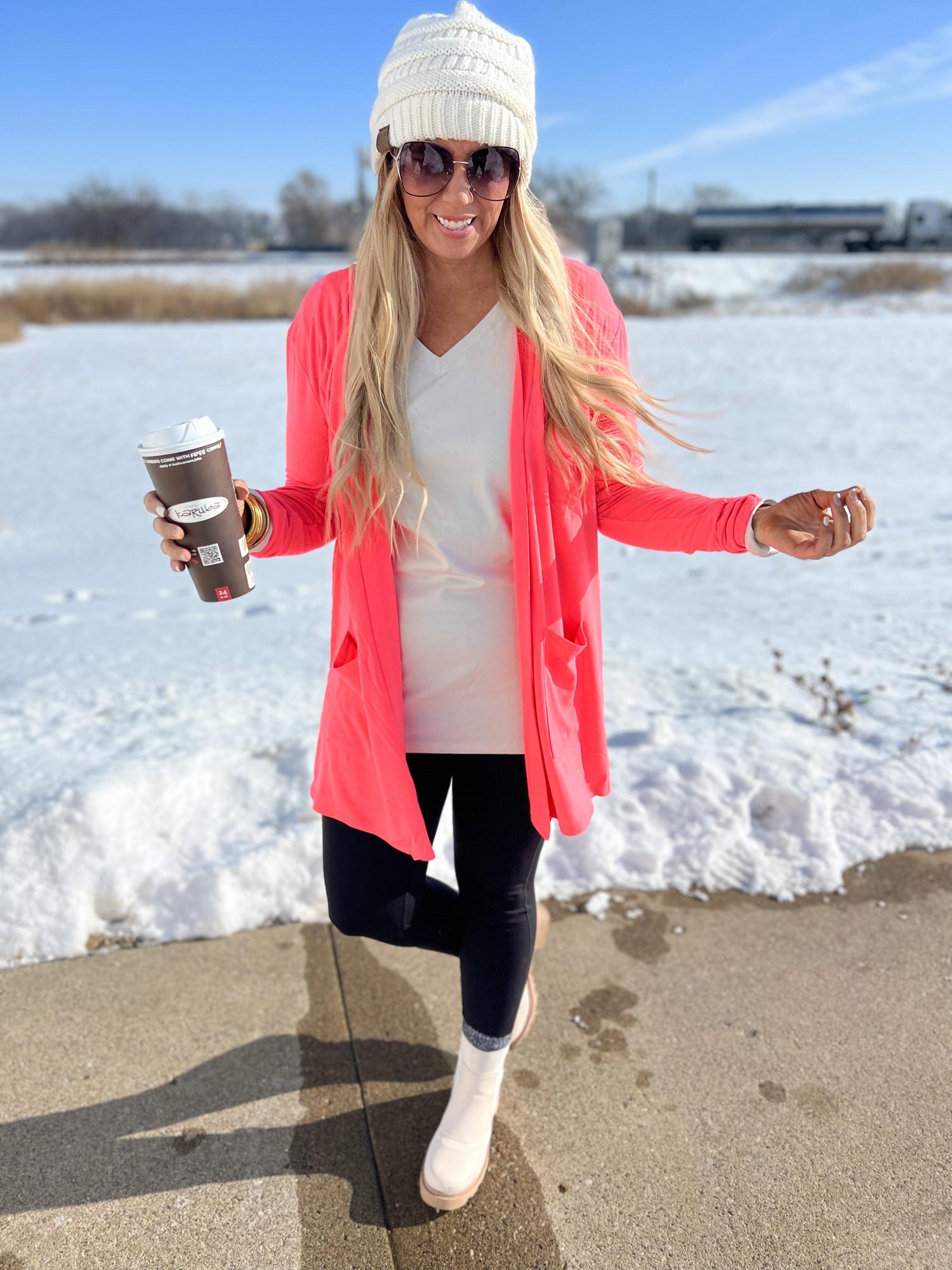 Slouchy Flyaway Cardigan Zenana