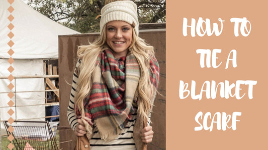 HOW TO WEAR A BLANKET SCARF