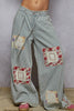 Striped Oversized Denim Pants | POL - Final Sale