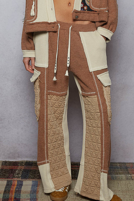 Relaxed Fit Pants W Quilted Contrast | POL *30A SEPT PREORDER (2 COLORS)
