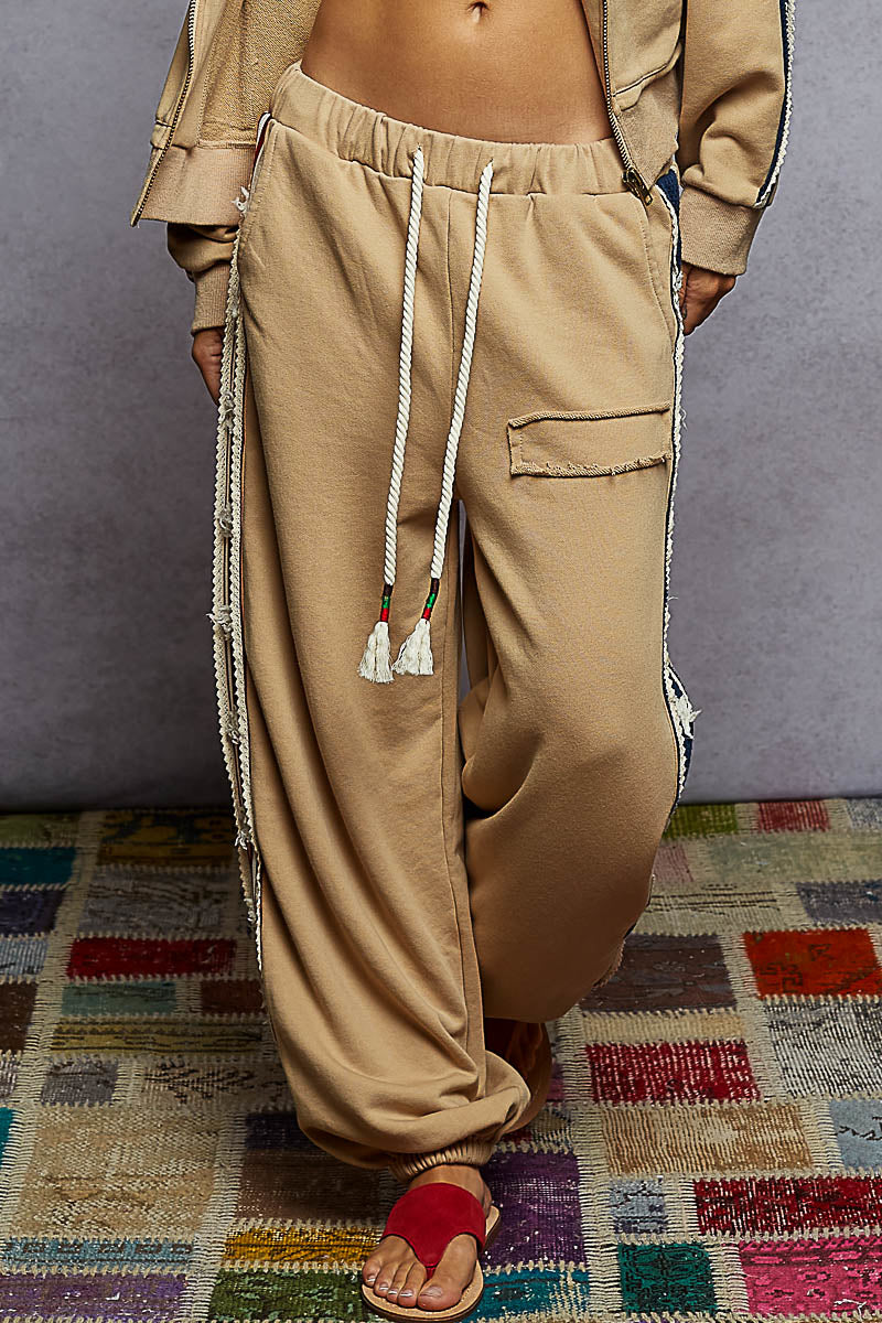 Star Patch French Terry Pants | POL *30A SEPT PREORDER