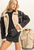 Reversible Suede Sherpa Mixed Jacket (2 COLORS) | HYFVE *LA LIVE PREORDER