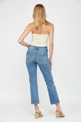 High Ankle Straight w/ Slit - Mica
