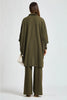 3-Piece Cozy Lounge & Travel Set - Dark Olive