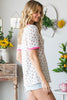 Multi Color Solid And Ditsy Floral Top | HEIMISH - Final Sale