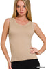 Cropped Seamless Round Neck Tank Top - Final Sale