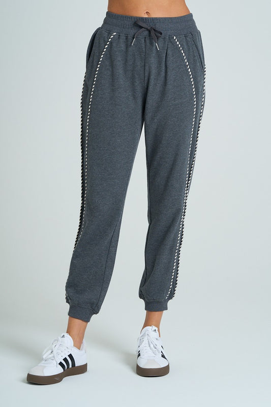 Piping Jogger Pants