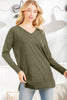 V-Neck Solid Tunic Sweater * LAS VEGAS LIVE PREORDER