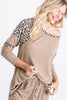 Brushed Leopard Print Long Sleeve Top*DEAL - COUPON EXCLUDED*