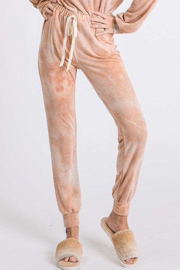 Apricot Tie Dye Joggers*DEAL - COUPON EXCLUDED*