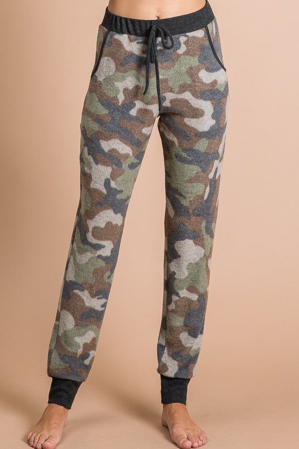 Camo Print Drawstring Jogger Pants*DEAL - COUPON EXCLUDED*