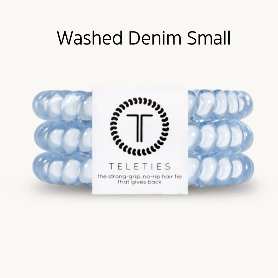 Small Coil Hair Ties (Set of 3) | Teleties**