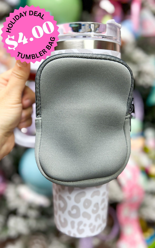 PINK FRIDAY DEAL: Gray Tumbler Bag for 40oz Tumbler
