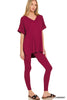 Brushed Dty Microfiber Loungewear Set (5 COLORS) | ZENANA *LA LIVE PREORDER