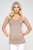Reversible V Or U Neckline Seamless Tank - Part 2 (10 COLORS)