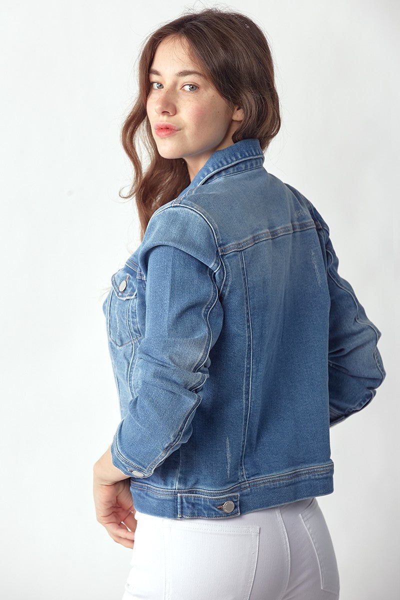 Vintage Washed Denim Jacket