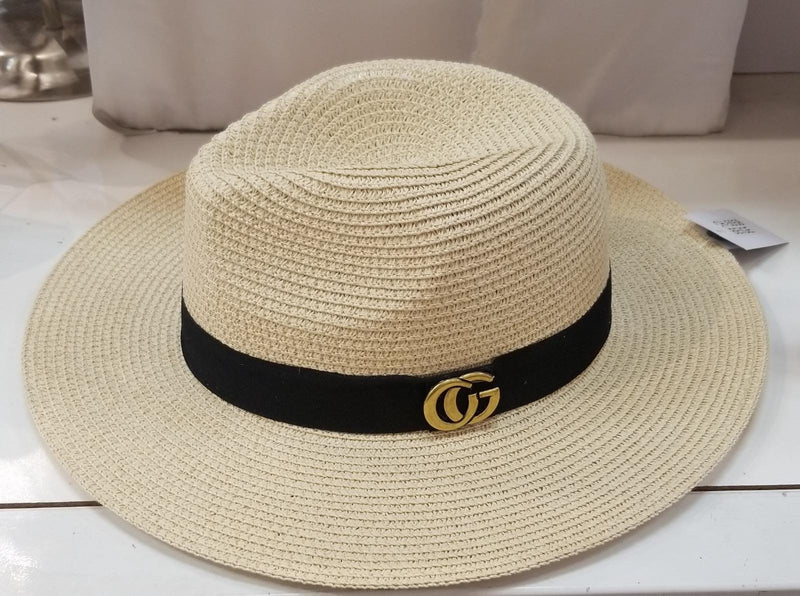 CG Wide Band Straw Hats