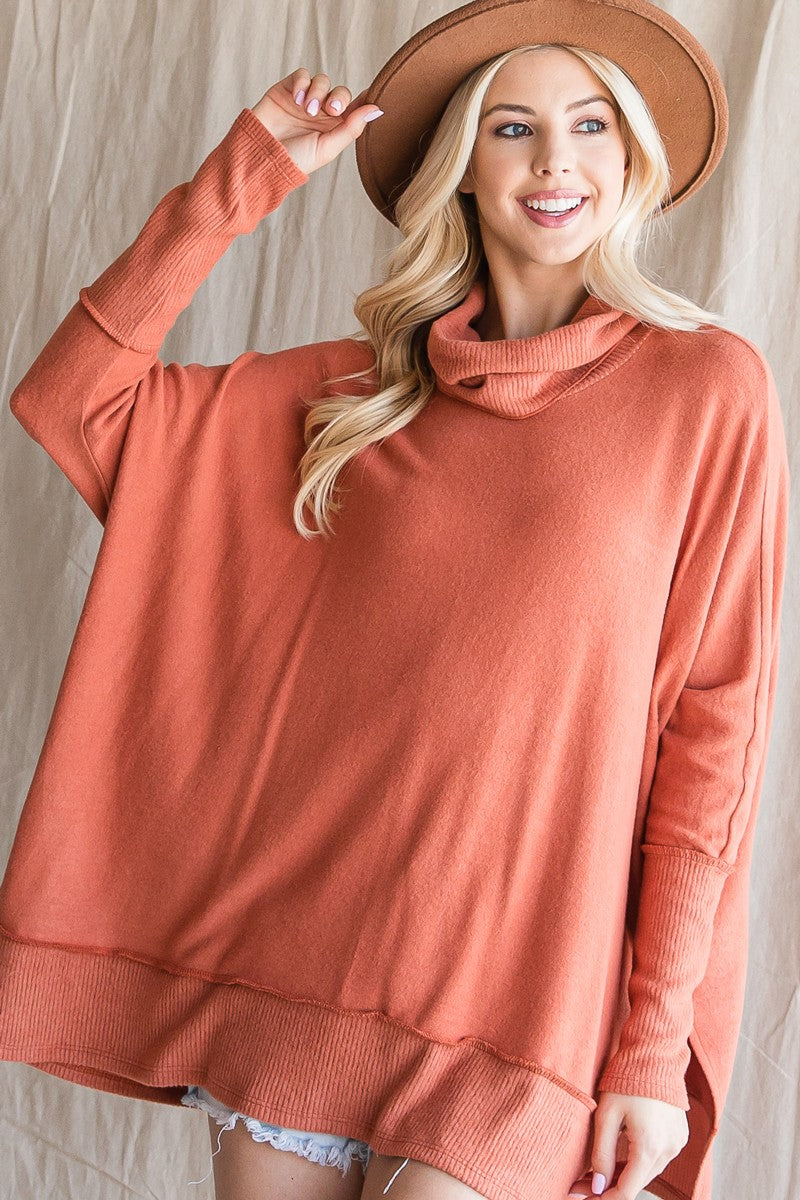 Ready for Everything Dolman Cowl Neck Top -DEAL - COUPON EXCLUDED*