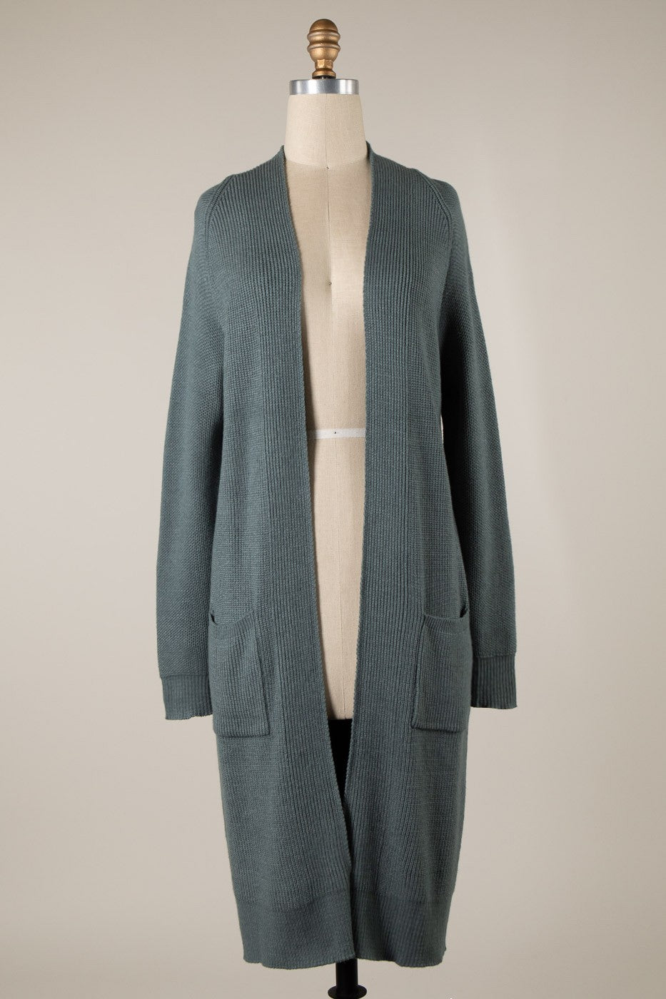 Long Lightweight Knit Cardigan