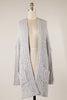 Ribbed Popcorn Knit Long Cardigan *New Colors*