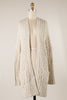 Ribbed Popcorn Knit Long Cardigan *New Colors*