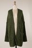 Ribbed Popcorn Knit Long Cardigan *New Colors*