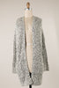 Ribbed Popcorn Knit Long Cardigan *New Colors*