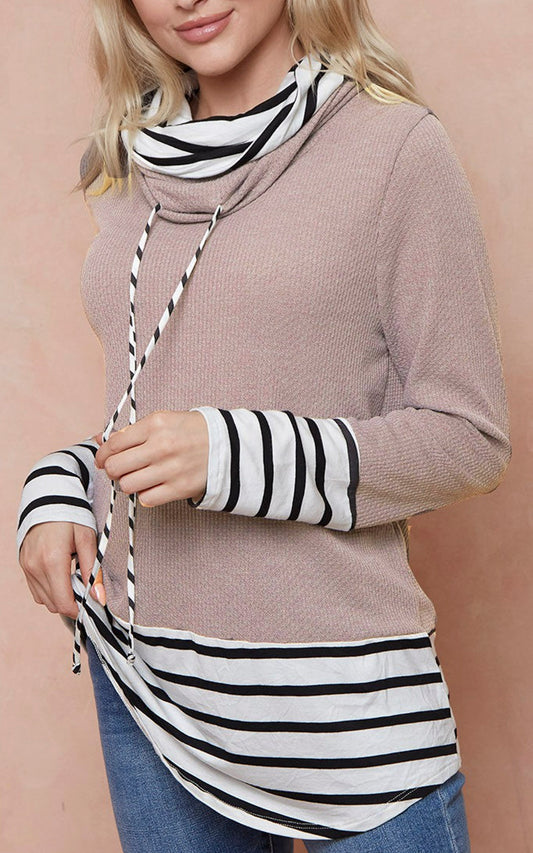 Must Have Solid Cowl Neck Tunic