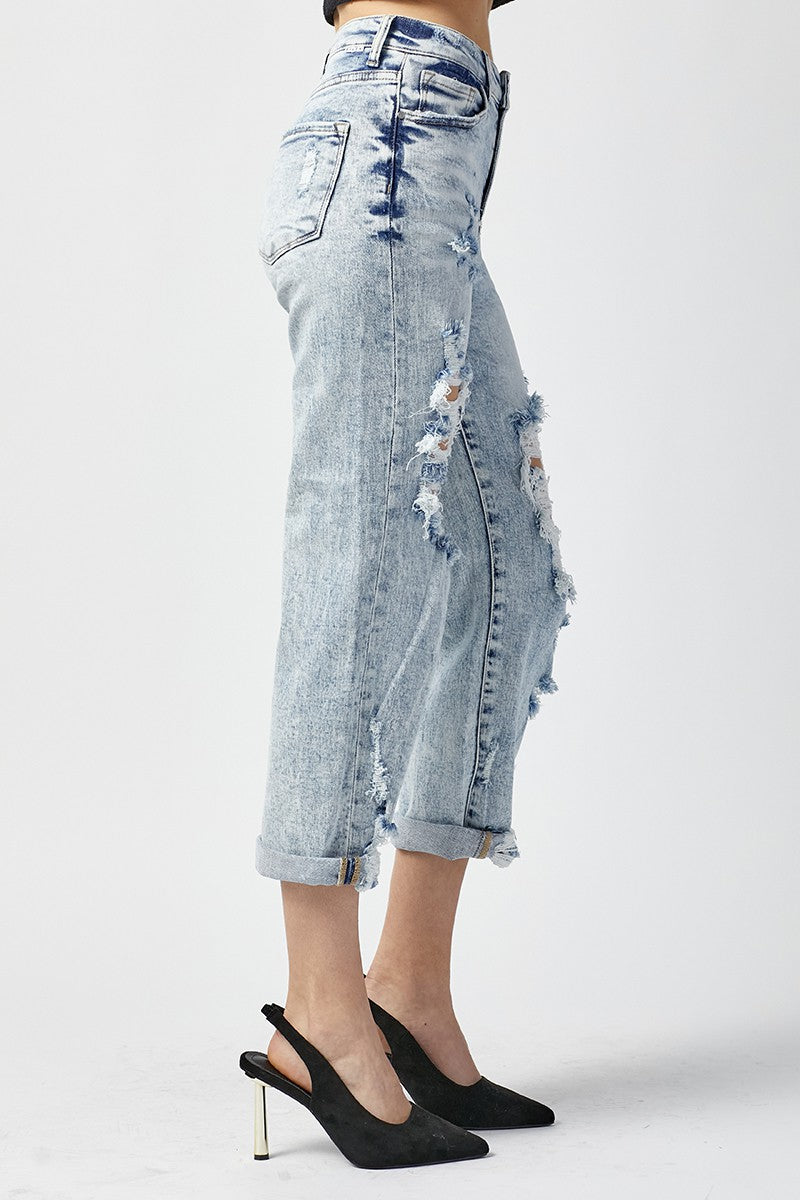 High-Rise Boyfriend Jeans | RISEN 