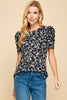 Delicate Floral Top w/ Ruffled Sleeves | FINAL SALE