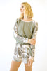 Camo Stripe Sleeve Pullover | MYSTREE