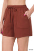 Cotton Drawstring Waist Shorts - Part 2 Final sale