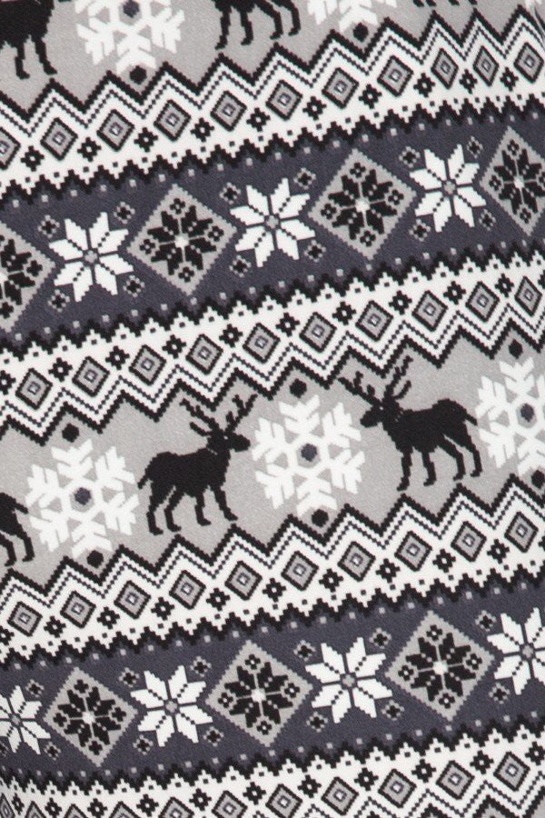 Reindeer Print Buttery Soft Joggers