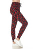 Red Tartan Plaid Buttery Soft Joggers