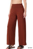 DK Rust Smocked Wide Leg Pants