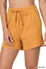 Cotton Drawstring Waist Shorts - Part 3 Final Sale