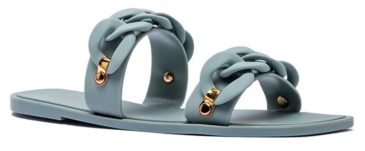 Women's Chunky Chain Strappy Sandals