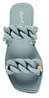 Women's Chunky Chain Strappy Sandals