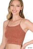 Washed Ribbed Seamless Cropped Cami- Part 2 - Final Sale