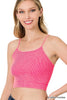 Washed Ribbed Seamless Cropped Cami- Part 1 - Final Sale