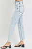 Acid Light High Rise Ankle Straight Denim Jeans | RISEN **30A JANUARY PREORDER