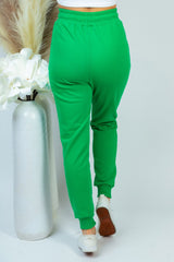Kelly Green High Waisted Joggers