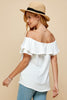 Ruffled Off the Shoulder Blouse