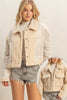 Reversible Suede Sherpa Mixed Jacket (2 COLORS) | HYFVE *LA LIVE PREORDER